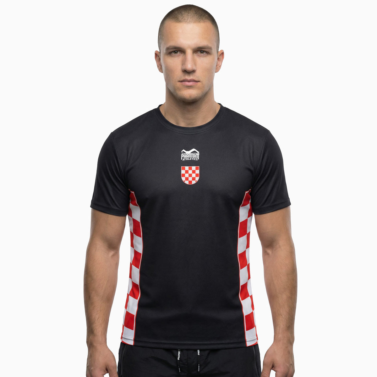 Trainingsshirt EVO+ Team Croatia - Schwarz