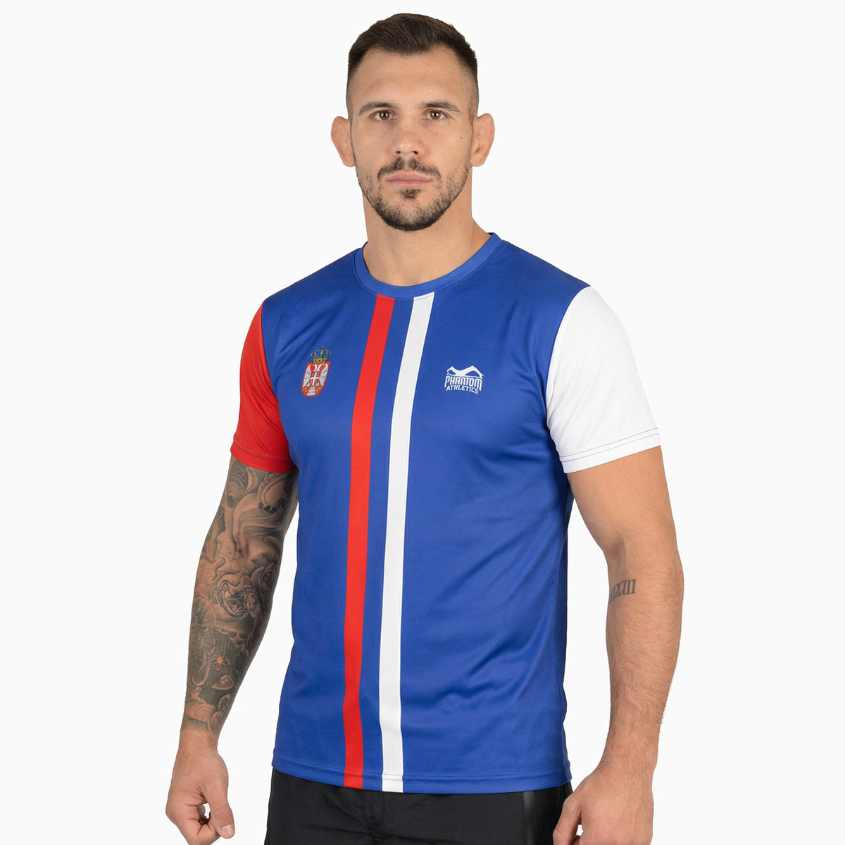 Trainingsshirt EVO+ Team Serbia - Blau