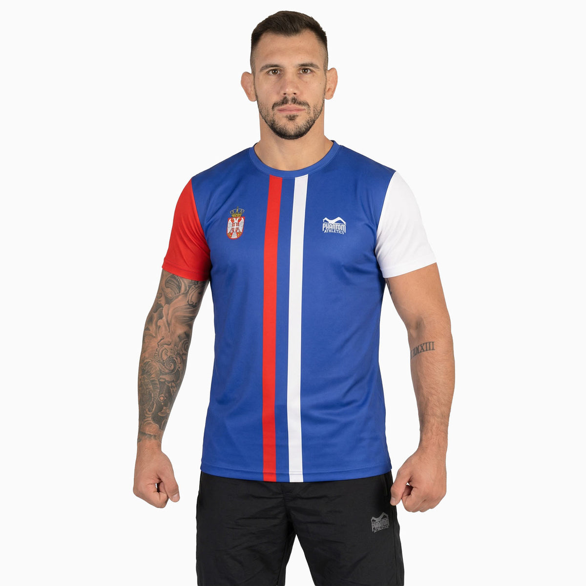 Trainingsshirt EVO+ Team Serbia - Blau