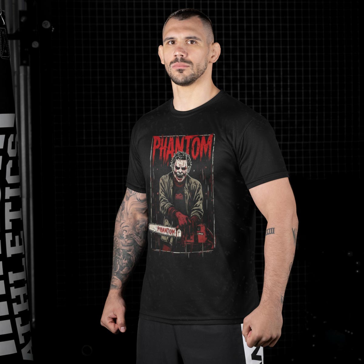 Phantom Athletics Training Shirt EVO+ „Chainsaw“ – funktionales Trainingsshirt mit Markenqualität, entwickelt für ambitionierte Kämpfer im Boxen, MMA und Muay Thai.