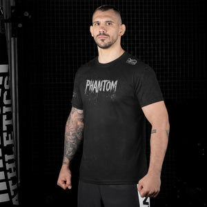 Phantom Athletics Training-Shirt EVO+ „Nightmare“ – stylisches Schwarz/Rot-Design mit Markenqualität, ideal für ambitionierte Kampfsportler im MMA, Jiu-Jitsu oder Functional Fitness.