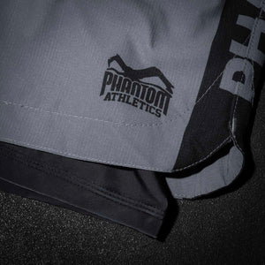 Phantom Athletics liefert mit den Apex Gray Shorts eine starke Kombination aus Design und Funktion. Der elastische Bund und das atmungsaktive Material sorgen für optimalen Sitz beim Training.