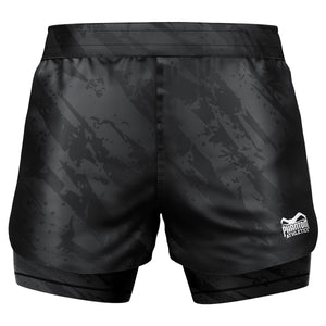 Phantom Athletics Fightshorts Fusion 2in1 Camo Tiger Grau – Leichte, flexible Shorts mit integriertem Kompressionslayer für optimalen Halt und Bewegungsfreiheit. Ideal für MMA, Grappling und Kampfsport.
