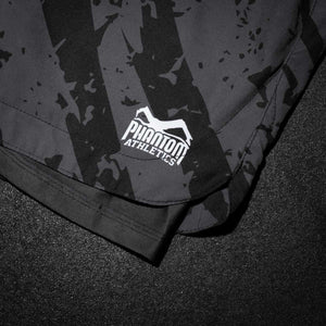 Leistungsstarke Trainingsshorts von Phantom Athletics für Kampfsportler, die Funktionalität und Style verbinden wollen. Ideal für den Einsatz auf der Matte oder im Gym – das Camo-Tiger-Design verleiht dir eine kämpferische Ausstrahlung.