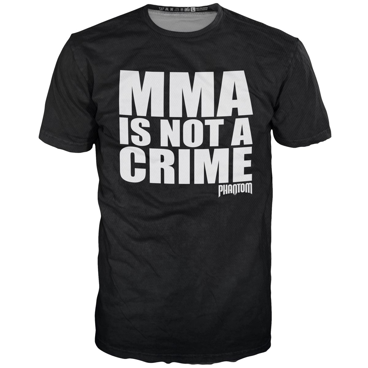 Un classique Phantom pour tous les fans d'arts martiaux. Le MMA N'EST PAS UN CRIME. Pour tous ceux qui souhaitent promouvoir le sport MMA en Allemagne. Idéal pour votre entraînement au combat.