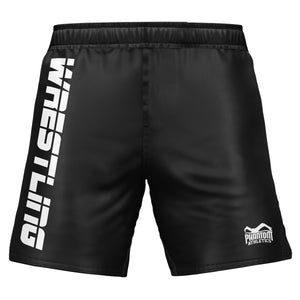 Fightshorts Evo Wrestling Black von Phantom Athletics, ideal für MMA, Grappling und Ringen. Leichtes, strapazierfähiges Material sorgt für Bewegungsfreiheit und Komfort bei intensiven Workouts.