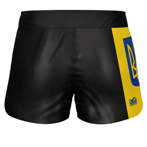 Phantom Athletics Fightshorts Fusion-R Team Ukraine für leistungsorientiertes Training im MMA und Kampfsport. Robustes Ripstop-Material und flexible Seitenschlitze ermöglichen dynamische Kicks, Takedowns und schnelle Bewegungen.