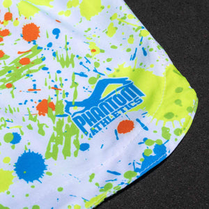 Mit einem einzigartigen Weiß-Neon-Design bieten die FUSION Splatter Fightshorts eine ideale Kombination aus Stil und Funktionalität für MMA, Muay Thai und Ringen. Die Shorts wurden für anspruchsvolles Training und Wettkämpfe entwickelt und bieten hohen Tragekomfort, der die Leistung unterstützt.