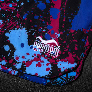 Die FUSION Splatter Blue Shorts sind mit einem elastischen Hüftband und Kordelzug ausgestattet, was für Stabilität und Komfort im BJJ, Nogi und Grappling sorgt. Der sportliche Schnitt erlaubt schnelle Bewegungen und ein hohes Maß an Flexibilität.