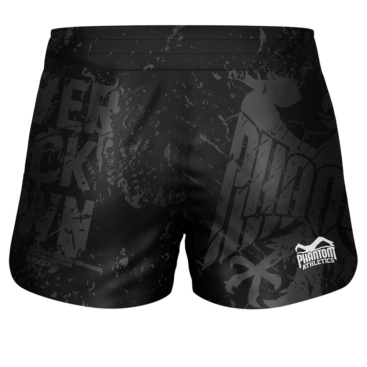 Phantom Fightshorts Fusion 2in1. Ultimative Shorts für deinen Kampfsport. IDeal für MMA, Muay Thai, BJJ, Ringen und mehr. In schwarz mit Team Germany Design.