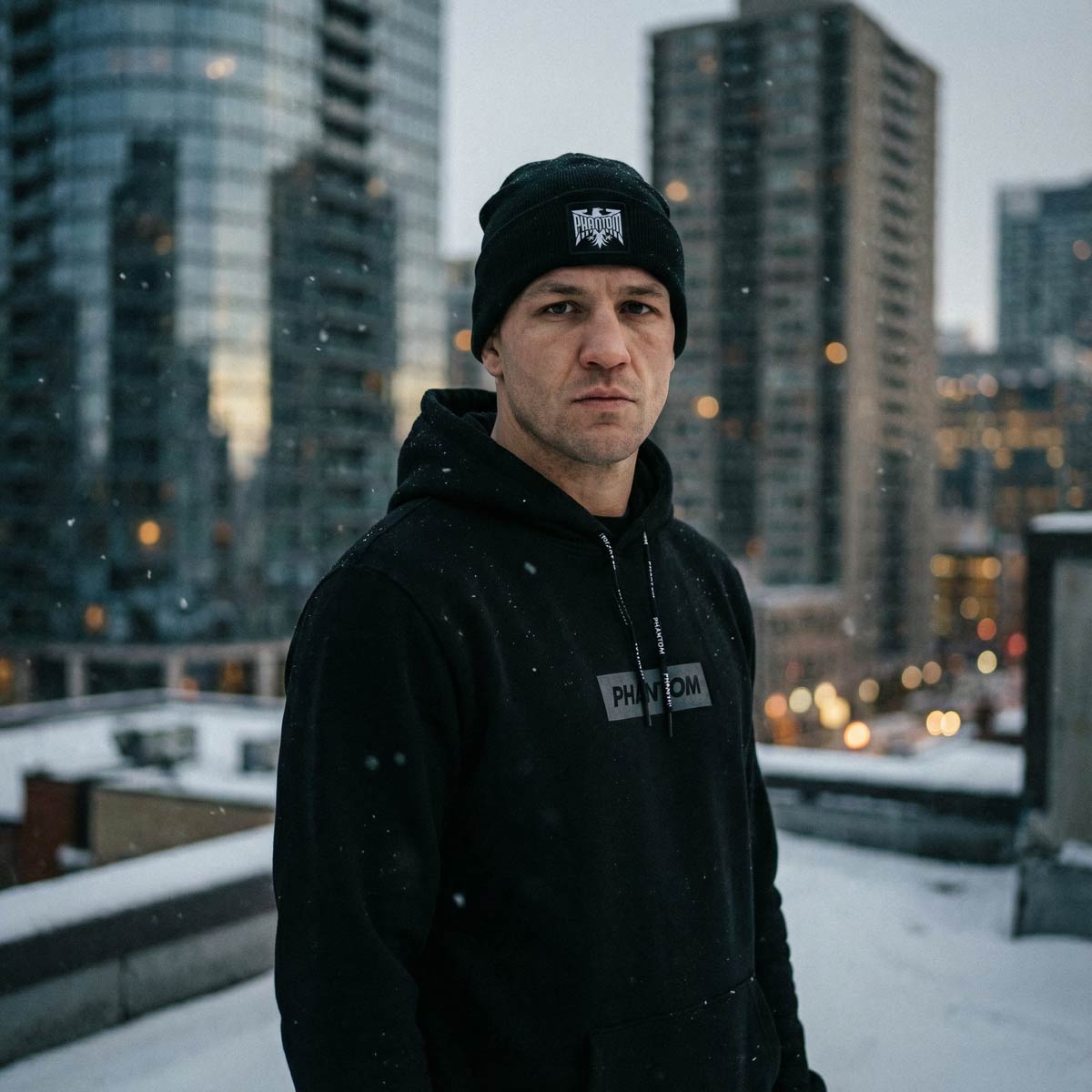 Hoodie Zero - Schwarz/Grau