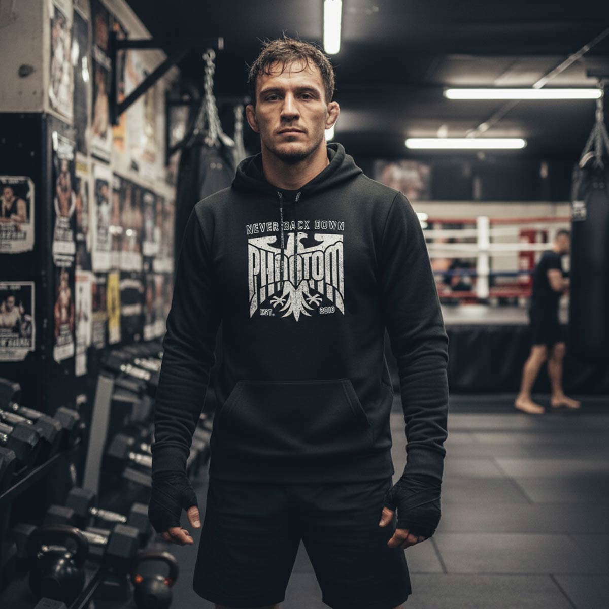 Phantom Athletics Hoodie Germany NBD in Schwarz – Stil und Performance vereint in einer Kampfsport-bekleidung der Spitzenklasse für Training, Sparring und Alltag.