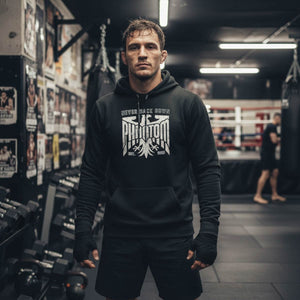 Phantom Athletics Hoodie Germany NBD in Schwarz – Stil und Performance vereint in einer Kampfsport-bekleidung der Spitzenklasse für Training, Sparring und Alltag.