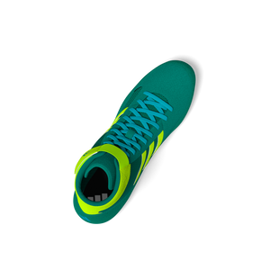 adidas Kinder-Wrestlingschuhe im modernen Neon-Look – ideal für Technik, Takedowns und Sparring im Ringen und Grappling.