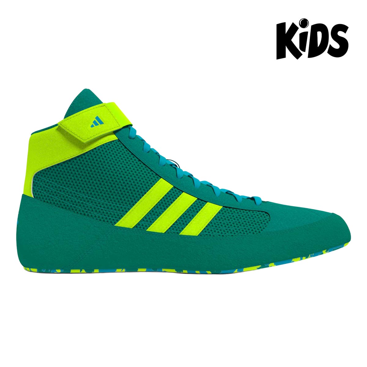 Kinder Ringerschuhe ADIDAS Havoc - Neon Grün