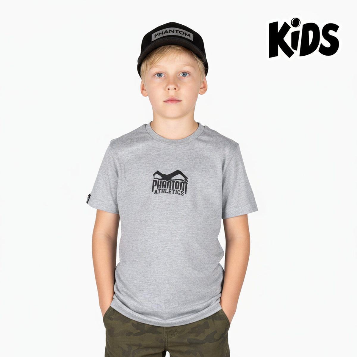 Dieses T-Shirt aus der Phantom Athletics Kids Kollektion kombiniert Funktionalität mit Stil. Es eignet sich perfekt für das tägliche Training oder als Freizeitkleidung für junge Athleten.