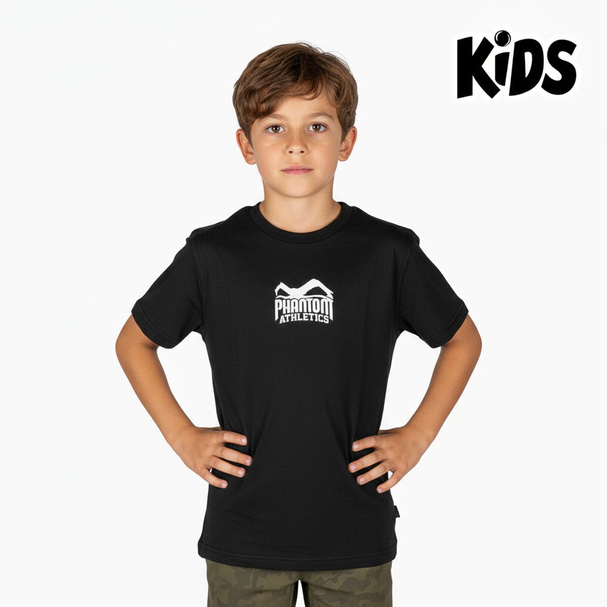 Kinder T-Shirt Team - Schwarz
