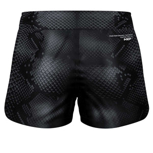 Mit ihrem dunklen, kraftvollen Design sind die „Black Mamba“ Fight Shorts perfekt für fokussierte Kämpfer. Entwickelt für Höchstleistungen im Training und Wettkampf – ob im Octagon, auf der Matte oder im Gym.