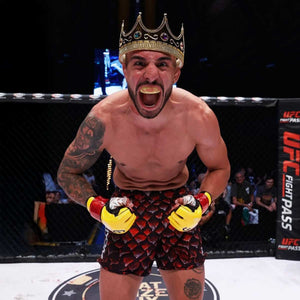 Die Phantom Athletics Fusion Fightshorts „Red Dragon“ kombinieren ein kraftvolles Drachen-Design mit funktionaler Performance. Ideal für MMA, Kickboxen und intensives Kampfsporttraining – sie bieten dir Bewegungsfreiheit und Stabilität. Der elastische Bund mit Kordelzug sorgt für einen sicheren Sitz, während das ultraleichte, atmungsaktive Material maximale Flexibilität ermöglicht.