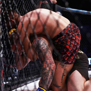 Mit den Phantom Athletics Fusion Fightshorts „Red Dragon“ setzt du ein starkes Statement im Training oder Wettkampf. Das auffällige Design und die hochwertige Verarbeitung machen sie zur perfekten Wahl für anspruchsvolle Kämpfer. Ob beim Sparring, Grappling oder Wettkampf – diese Shorts bieten dir Komfort und Stil in einem.