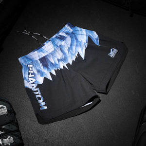 Die Phantom Athletics Fightshorts Fusion-R Iceman überzeugen durch ihr kühles, eisblaues Design und erstklassige Funktionalität. Entwickelt für MMA, Kickboxen, Grappling und intensives Kampfsporttraining, bieten sie maximale Bewegungsfreiheit und sicheren Halt bei jedem Training.