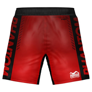 Phantom MMA Fightshorts in der limitierten RED Edition. Ultra flexibel und reißfest. Ideal für MMA, Ringen, BJJ, K1 oder Thaiboxen.