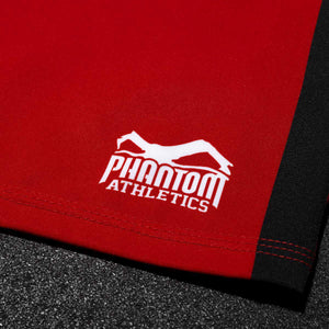 Phantom MMA Fightshorts in der limitierten RED Edition. Ultra flexibel und reißfest. Ideal für MMA, Ringen, BJJ, K1 oder Thaiboxen.