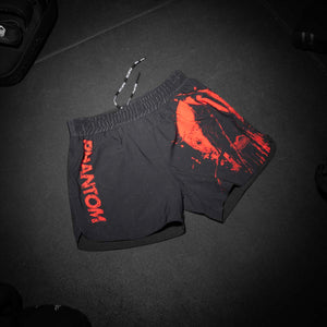 Phantom Athletics Fightshorts mit Reaper-Motiv – entwickelt für professionelle Kämpfer im MMA und Grappling. Das atmungsaktive Material bietet optimalen Tragekomfort und Bewegungsfreiheit.