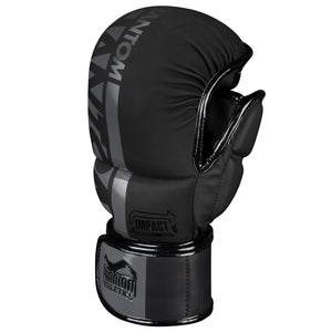 APEX MMA Sparringshandschuhe von Phantom Athletics – aus robustem, veganem PU-Material gefertigt; dicke Polsterung schützt Hände und Gelenke bei Schlägen und Kniestößen. Perfekt für Mixed Martial Arts, Muay Thai oder Box-Training.