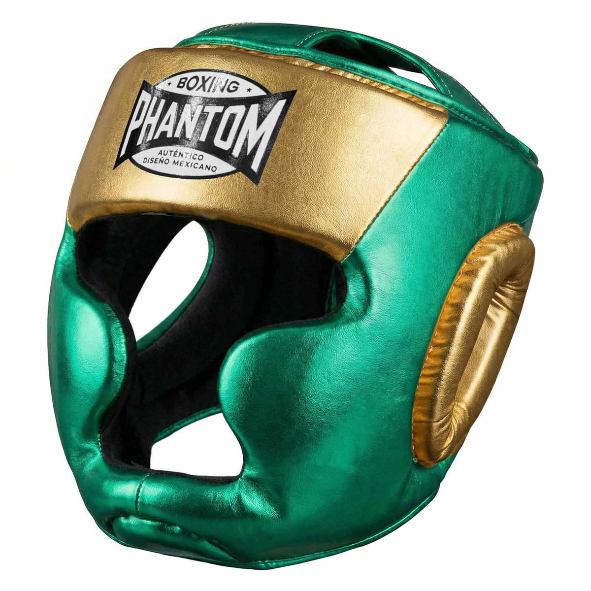 Kopfschutz MEXICO Full Face - Grün/Gold