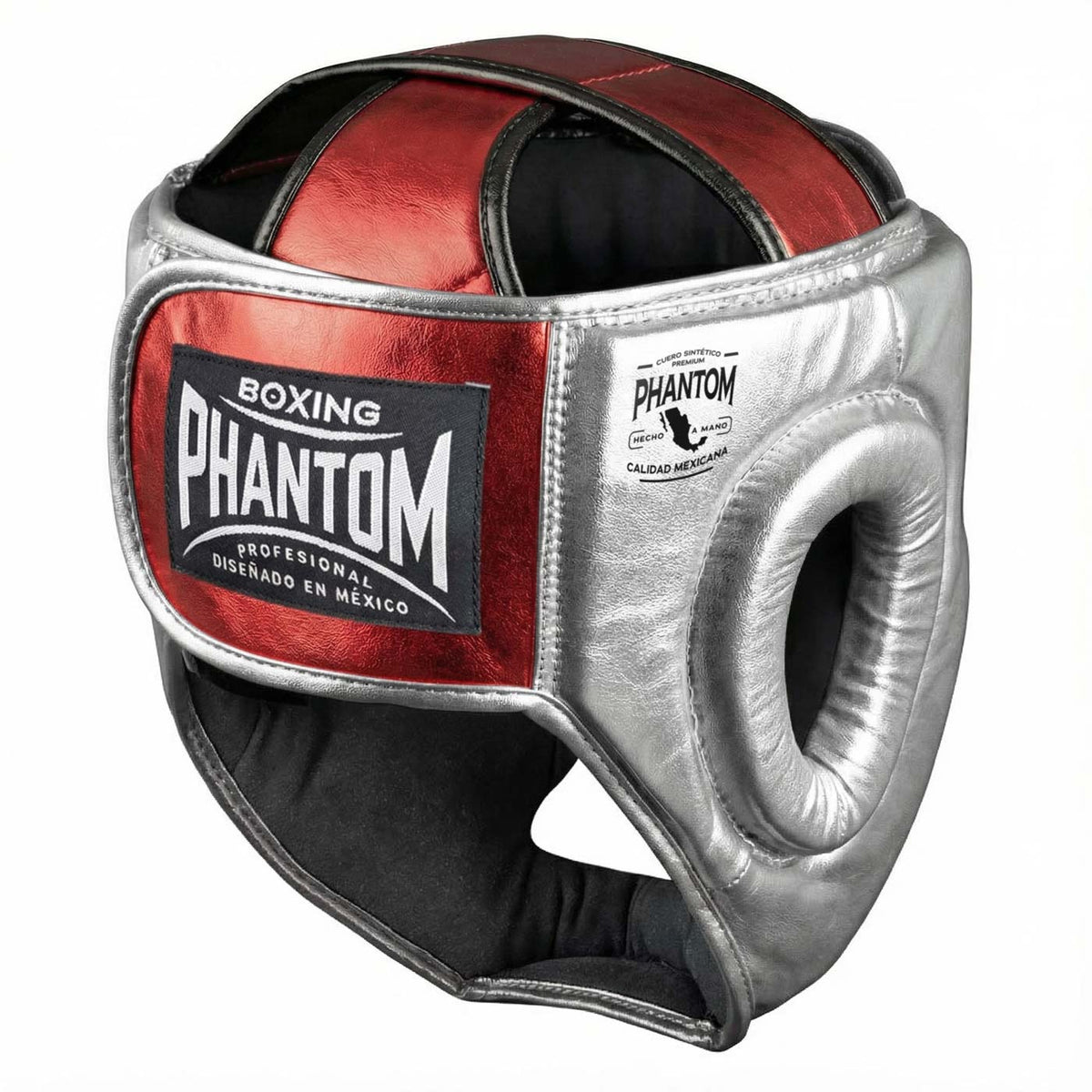 Kopfschutz MEXICO Full Face - Silber/Red