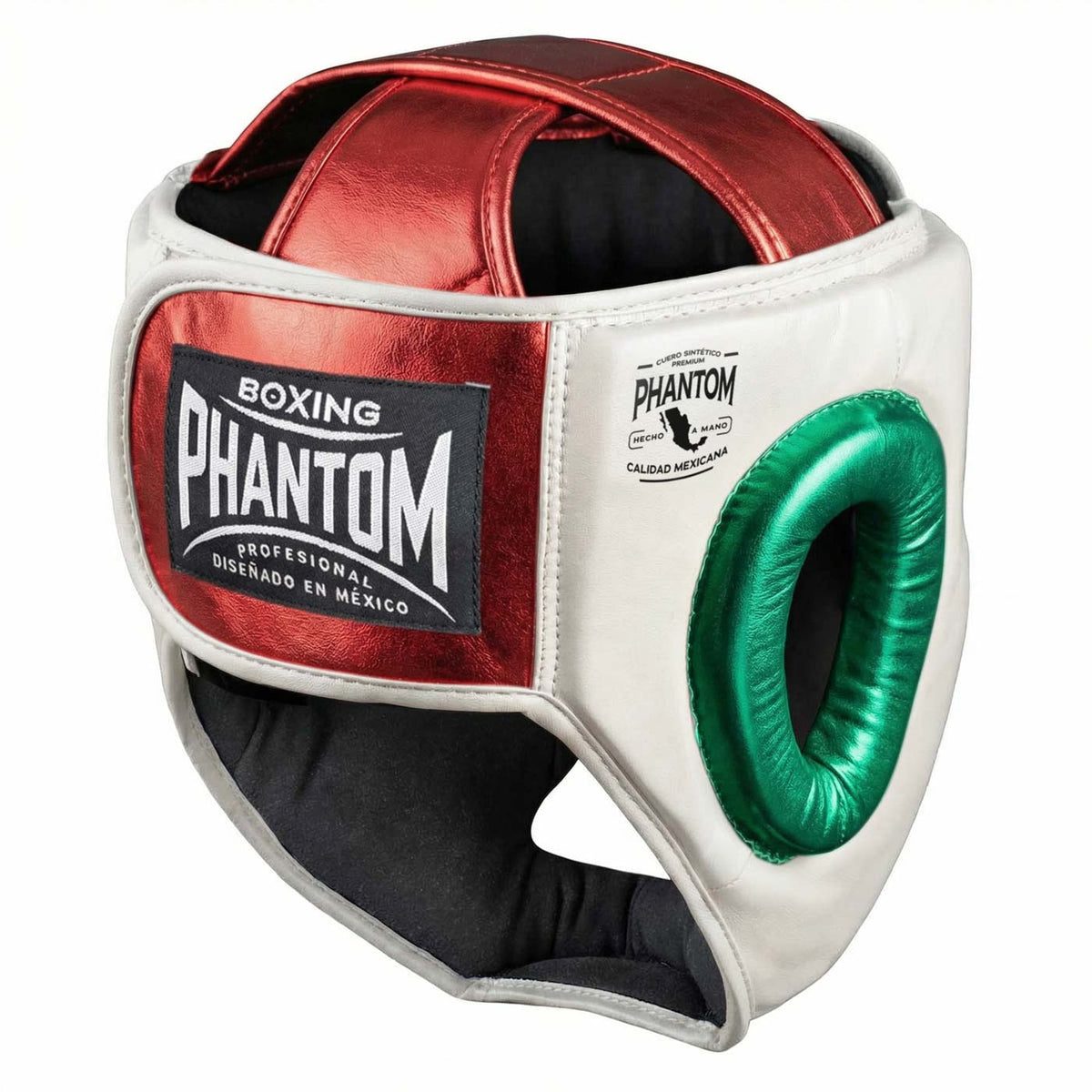 Kopfschutz MEXICO Full Face - Weiß/Grün/Rot