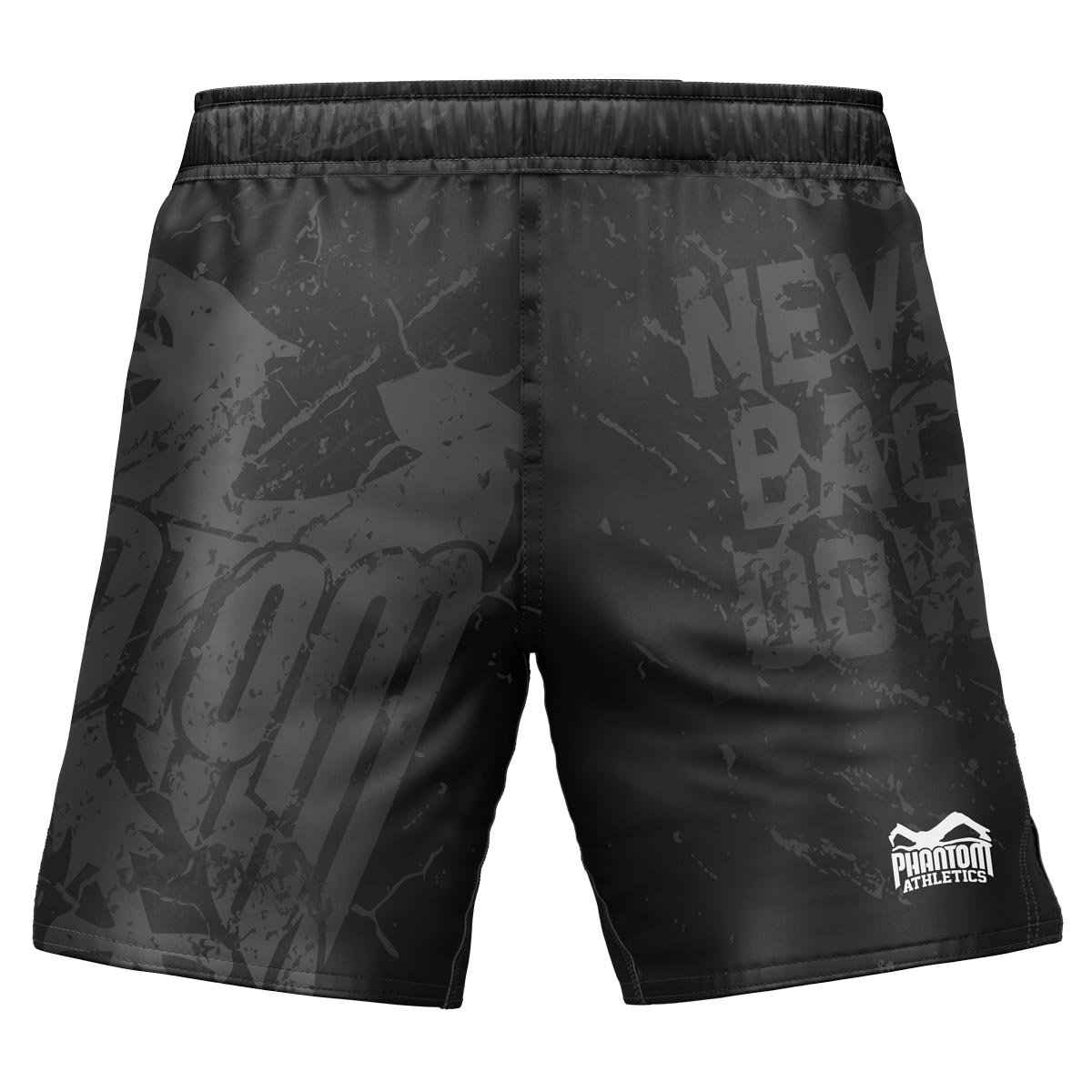 The Phantom EVO fight shorts in Team Germany design. With Germany eagle and "Never Back Down" lettering. Ideal for your combat sports, such as MMA, Muay Thai, wrestling, BJJ or kickboxing.