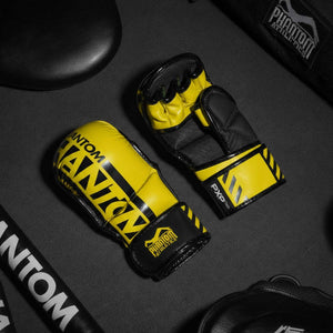 MMA Sparring Handschuhe APEX - Neon Gelb