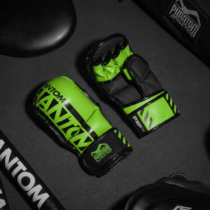 MMA Sparring Handschuhe APEX - Neon Grün