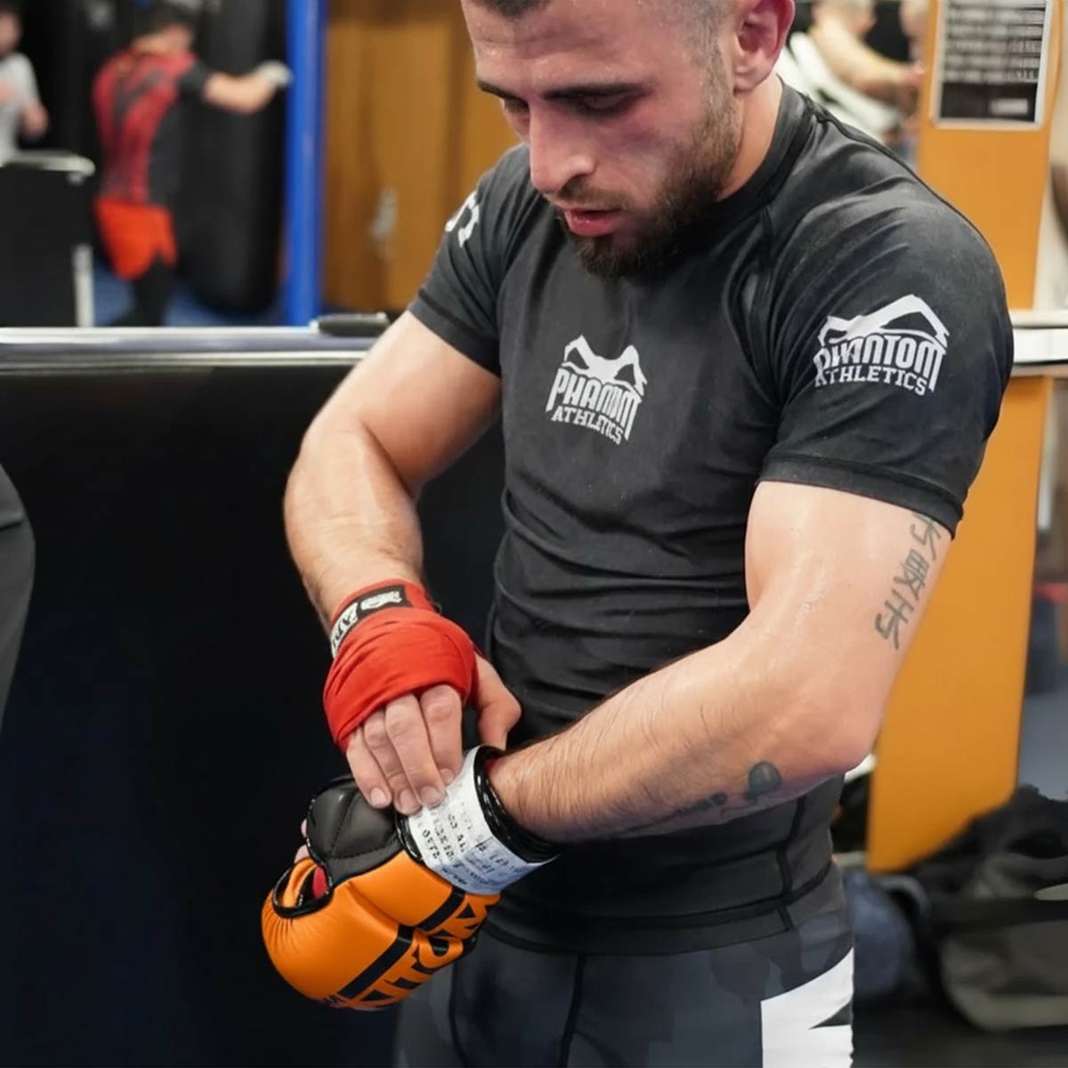 MMA Sparring Handschuhe APEX - Neon Orange