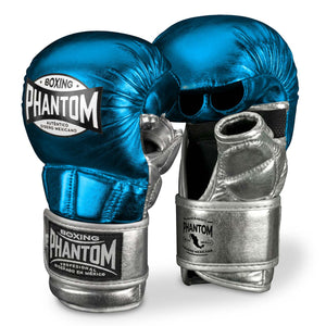 MMA Sparring Handschuhe MEXICO - Hellblau/Silber