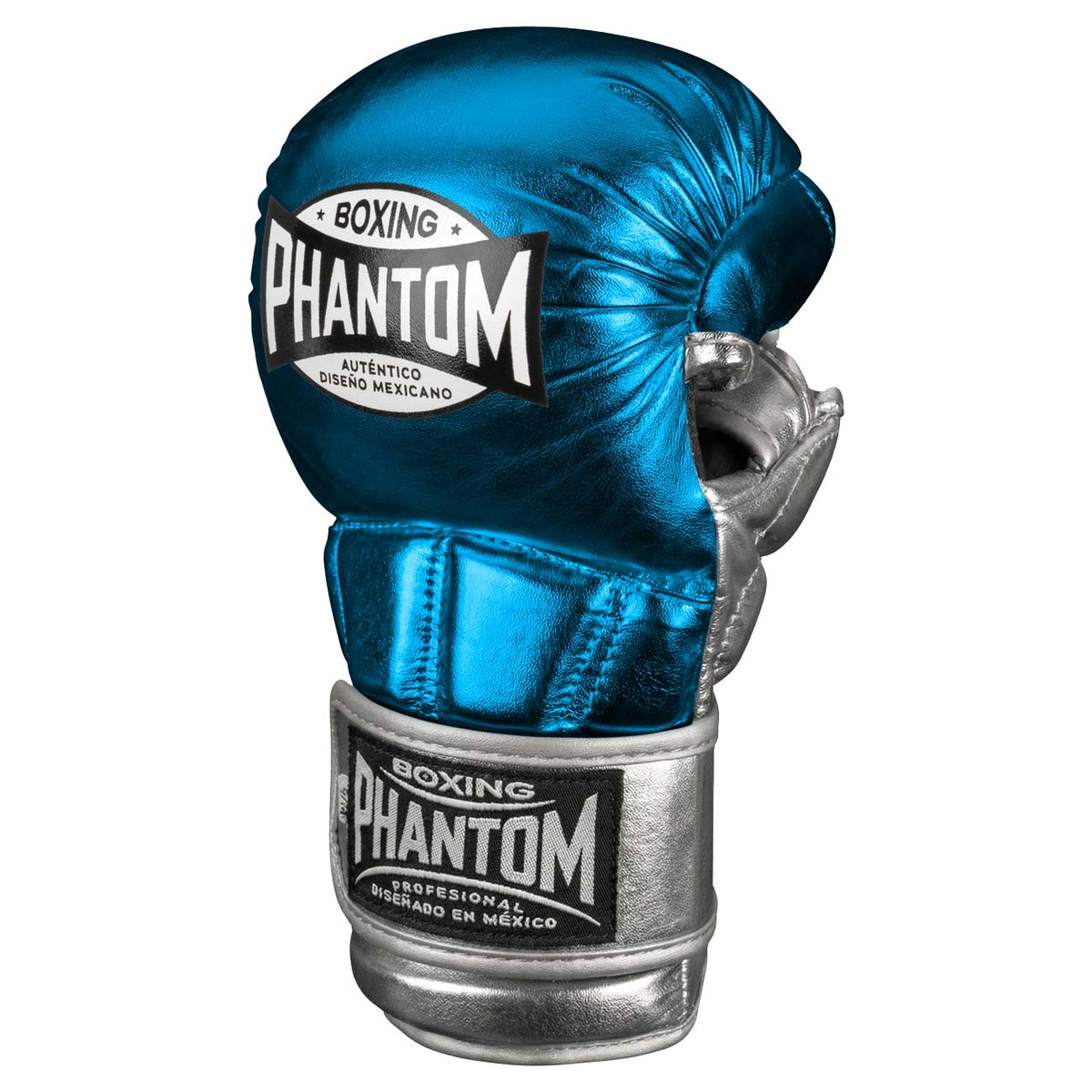 MMA Sparring Handschuhe MEXICO - Hellblau/Silber
