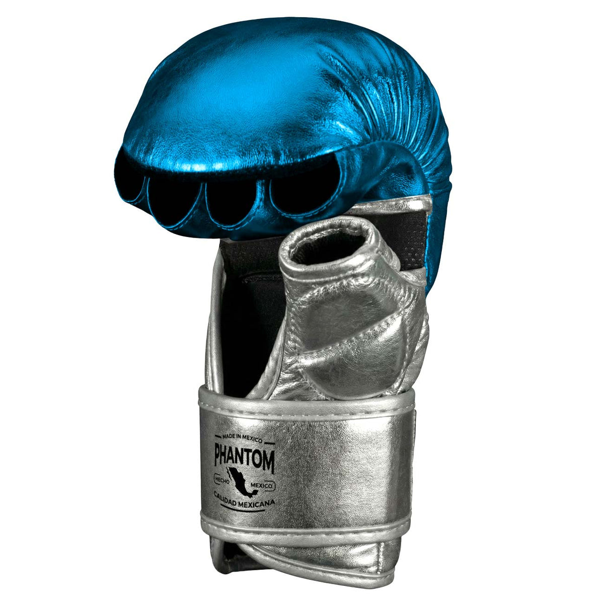 MMA Sparring Handschuhe MEXICO - Hellblau/Silber