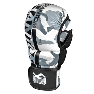 Die Phantom Athletics Apex Whiteout MMA Sparring Handschuhe bieten besten Komfort und Schutz für intensives Training. Ideal für Kampfsportarten wie MMA, Grappling und Kickboxen.