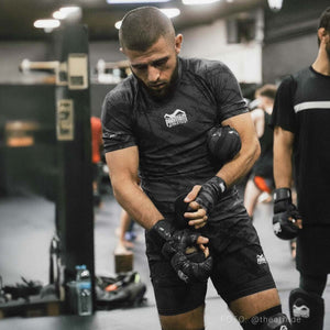 MMA Sparring Handschuhe Camo Tiger - Grau