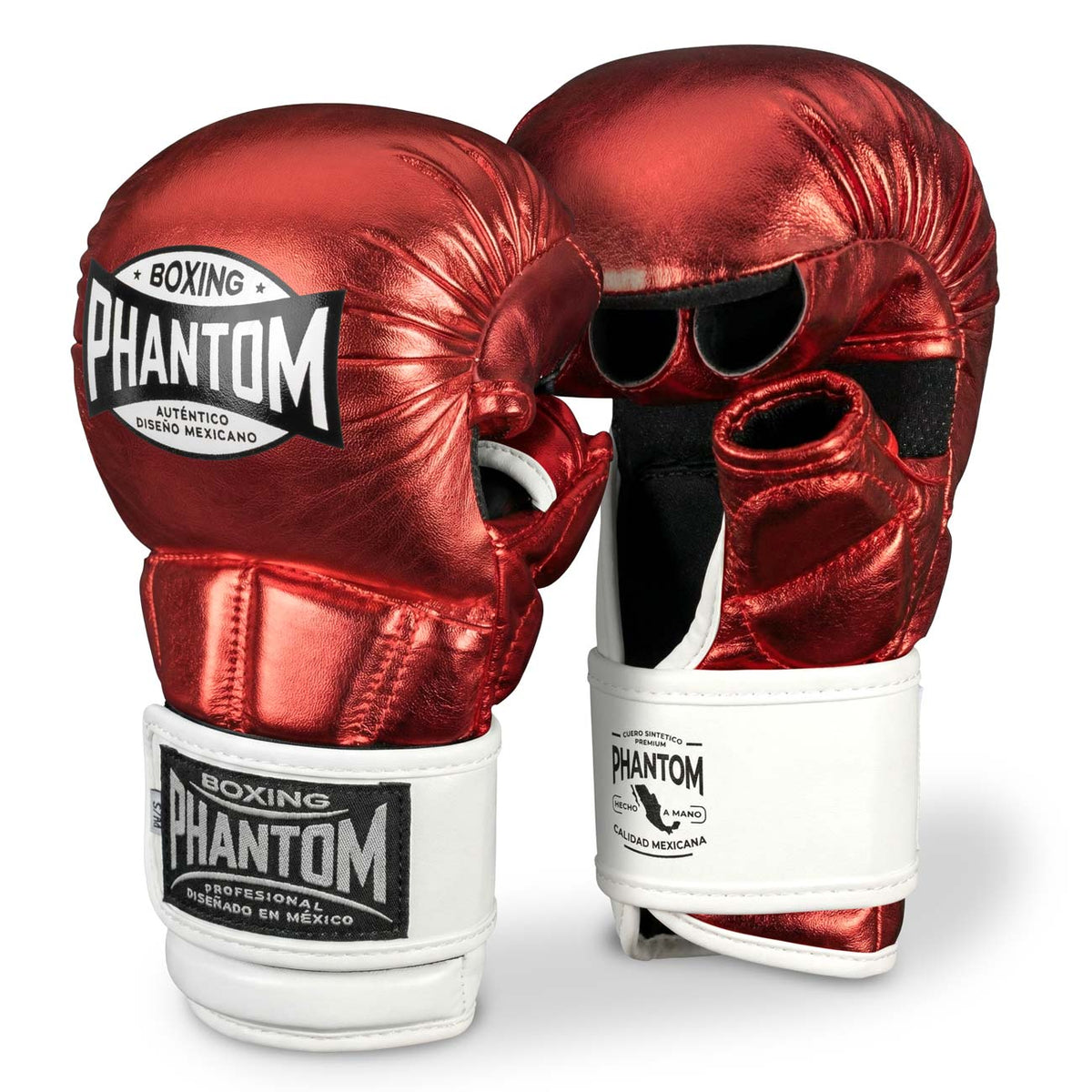 MMA Sparring Handschuhe MEXICO - Rot/Weiß