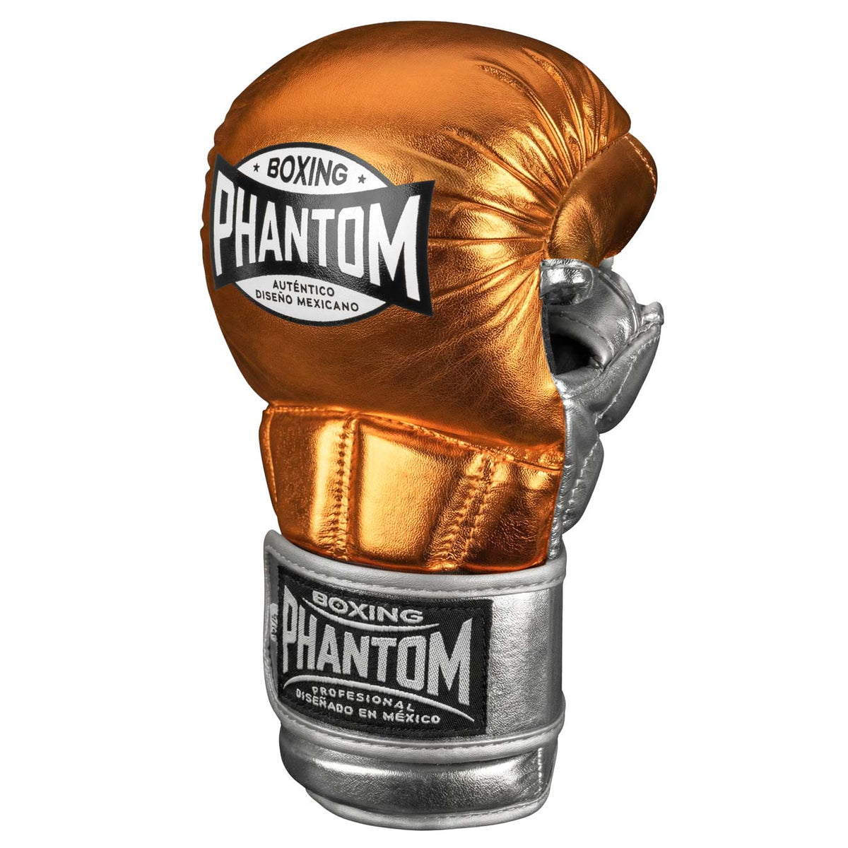 MMA Sparring Handschuhe MEXICO - Orange/Silber