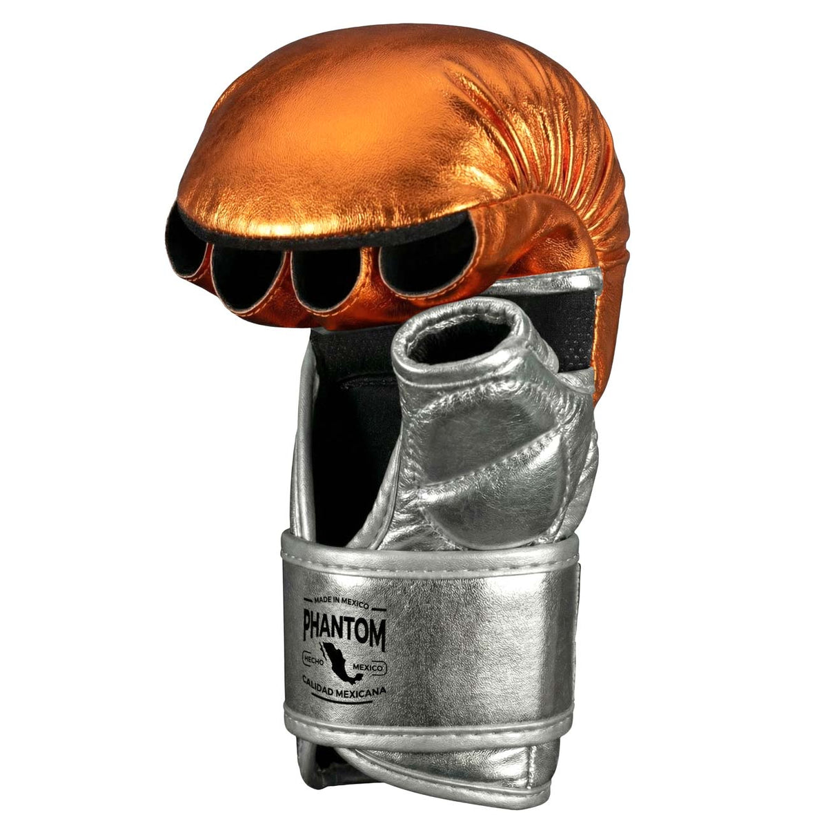 MMA Sparring Handschuhe MEXICO - Orange/Silber