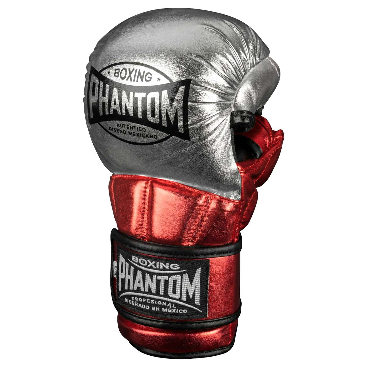 MMA Sparring Handschuhe MEXICO - Silber/Rot