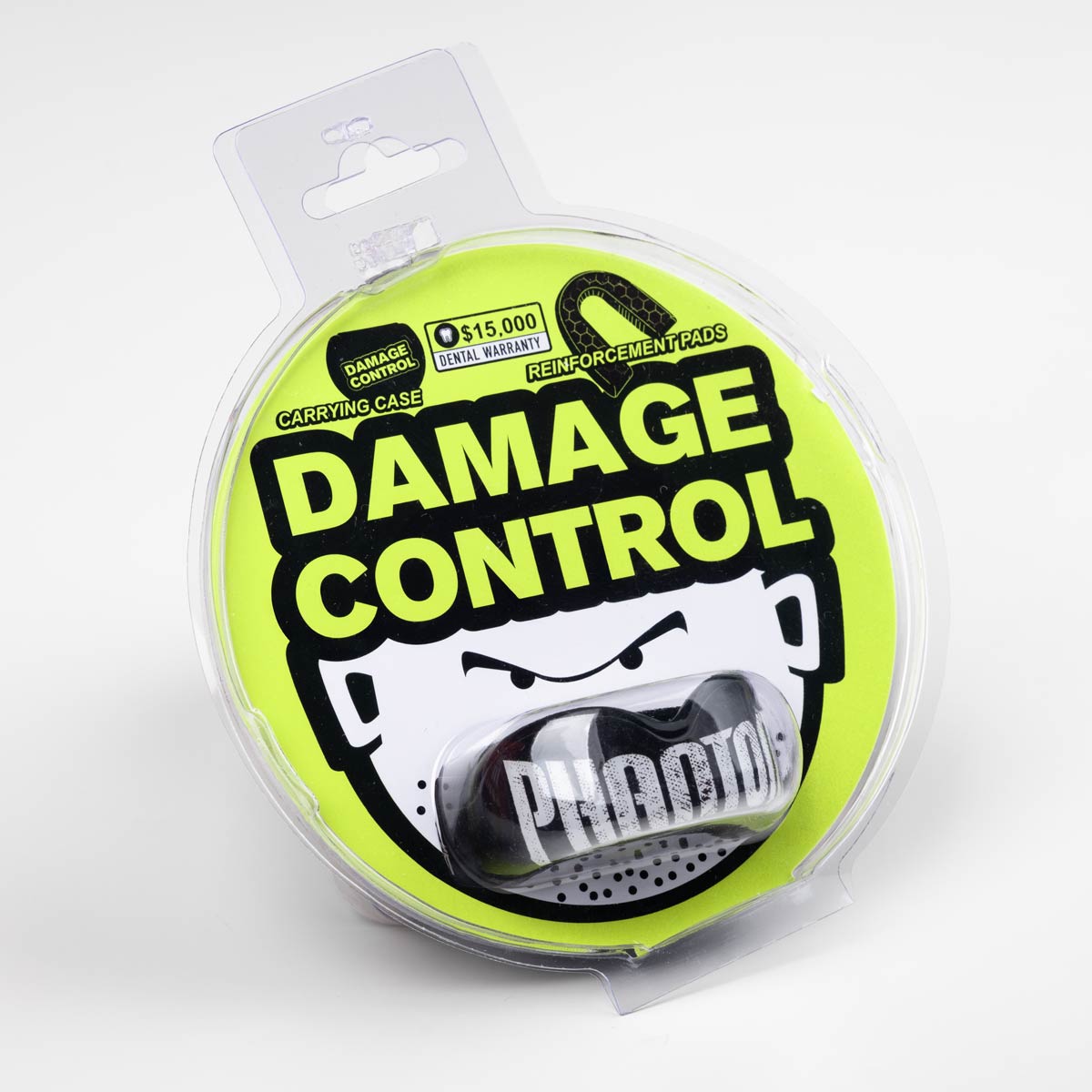 ELITE Sparring Mouthguard von Phantom Athletics – thermo‑anpassbarer Mundschutz mit stoßabsorbierender Technologie, die Aufprallkräfte gleichmäßig verteilt und das Risiko von Zahn‑ oder Kieferbrüchen minimiert.