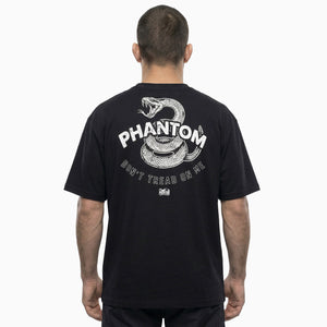 T-Shirt DON'T TREAD ON ME - Schwarz/Weiß