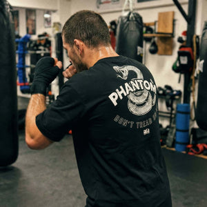 T-Shirt DON'T TREAD ON ME - Schwarz/Weiß