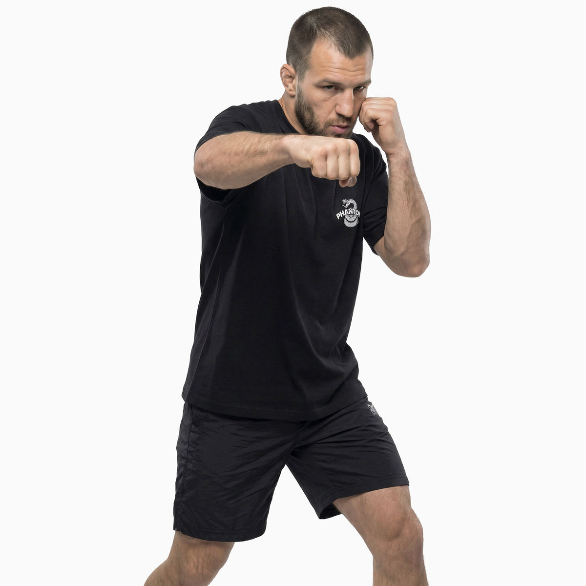 T-Shirt DON'T TREAD ON ME - Schwarz/Weiß