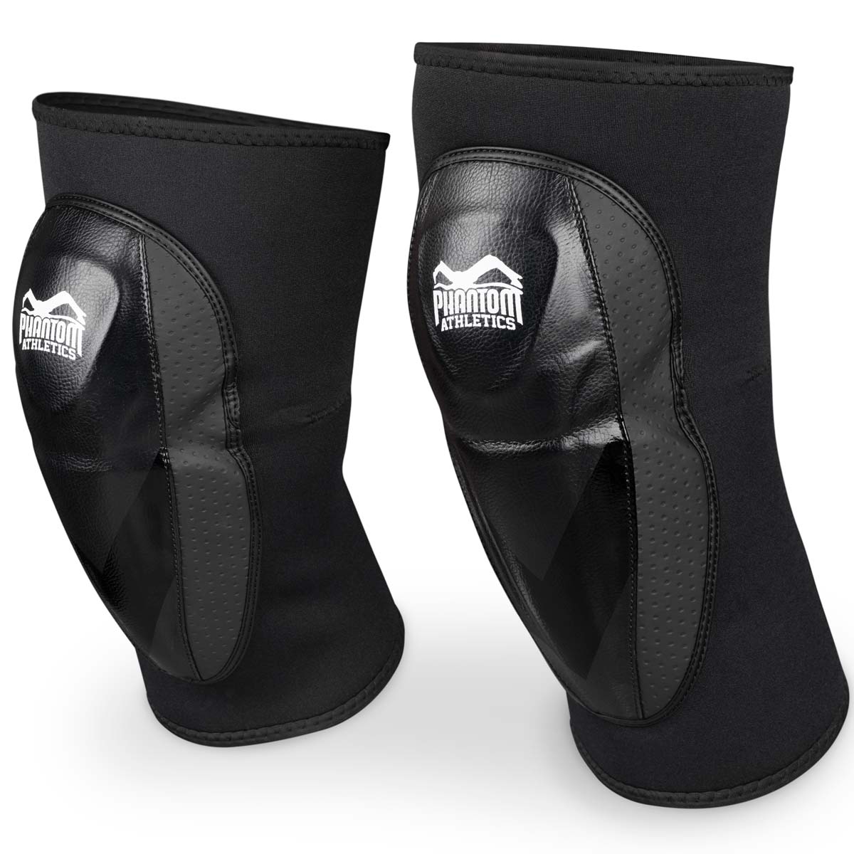 Phantom Athletics Knieschützer Riot Pro mit robustem Design und stoßdämpfender Polsterung. Perfekt für Kampfsportarten wie MMA, Wrestling und Grappling.